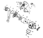 Hoover U8371-900 motor assy diagram