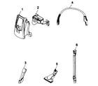 Hoover H3050 accessories diagram