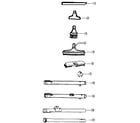 Hoover S3630 tools diagram