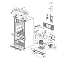 Samsung RF26XAEBP/XAA-00 cabinet diagram