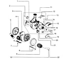 Dyson DC18 wheel kit diagram