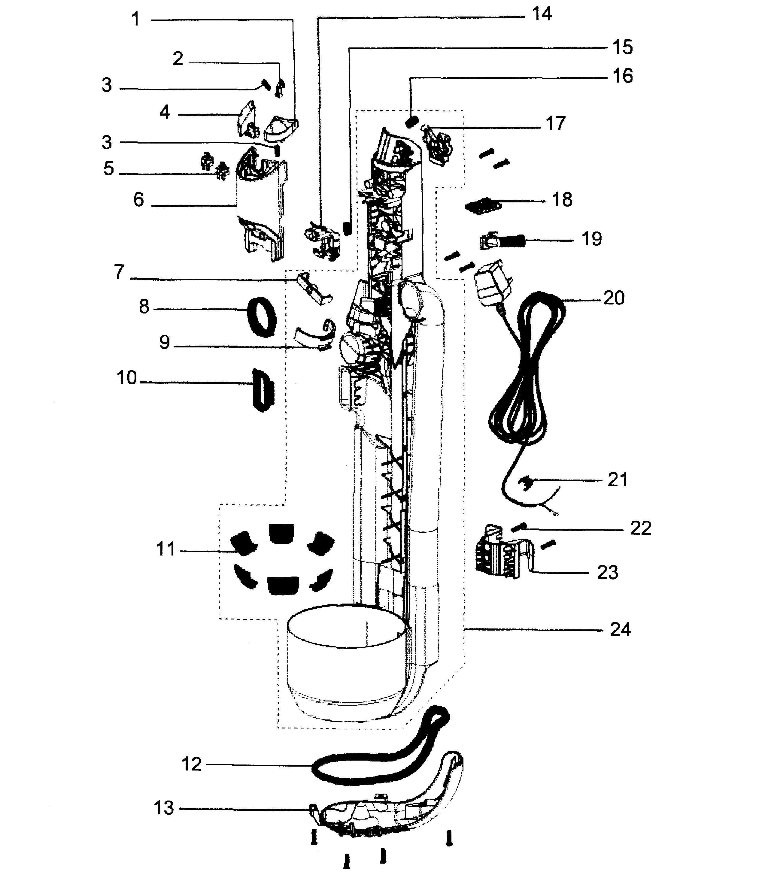 Duct assy