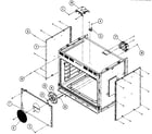 Dacor PO230BK cabinet 1 diagram