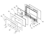 Dacor PO230AG inner door diagram