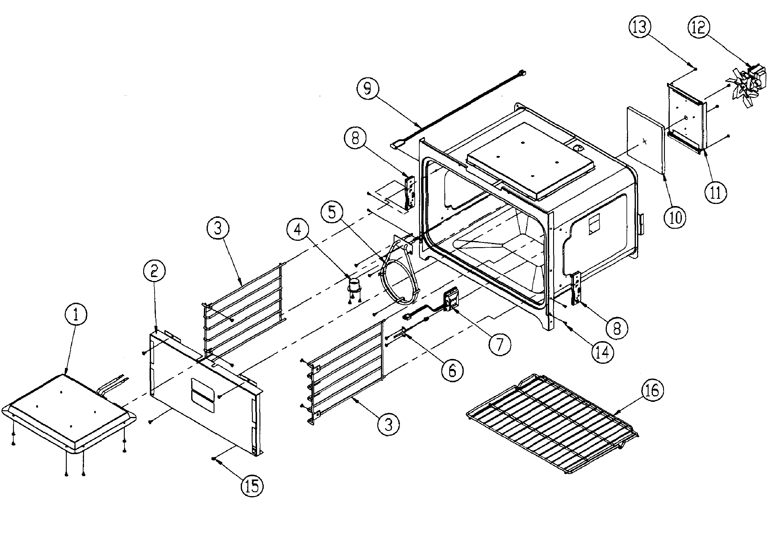 Oven assy