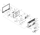 Vizio E320VL cabinet parts diagram