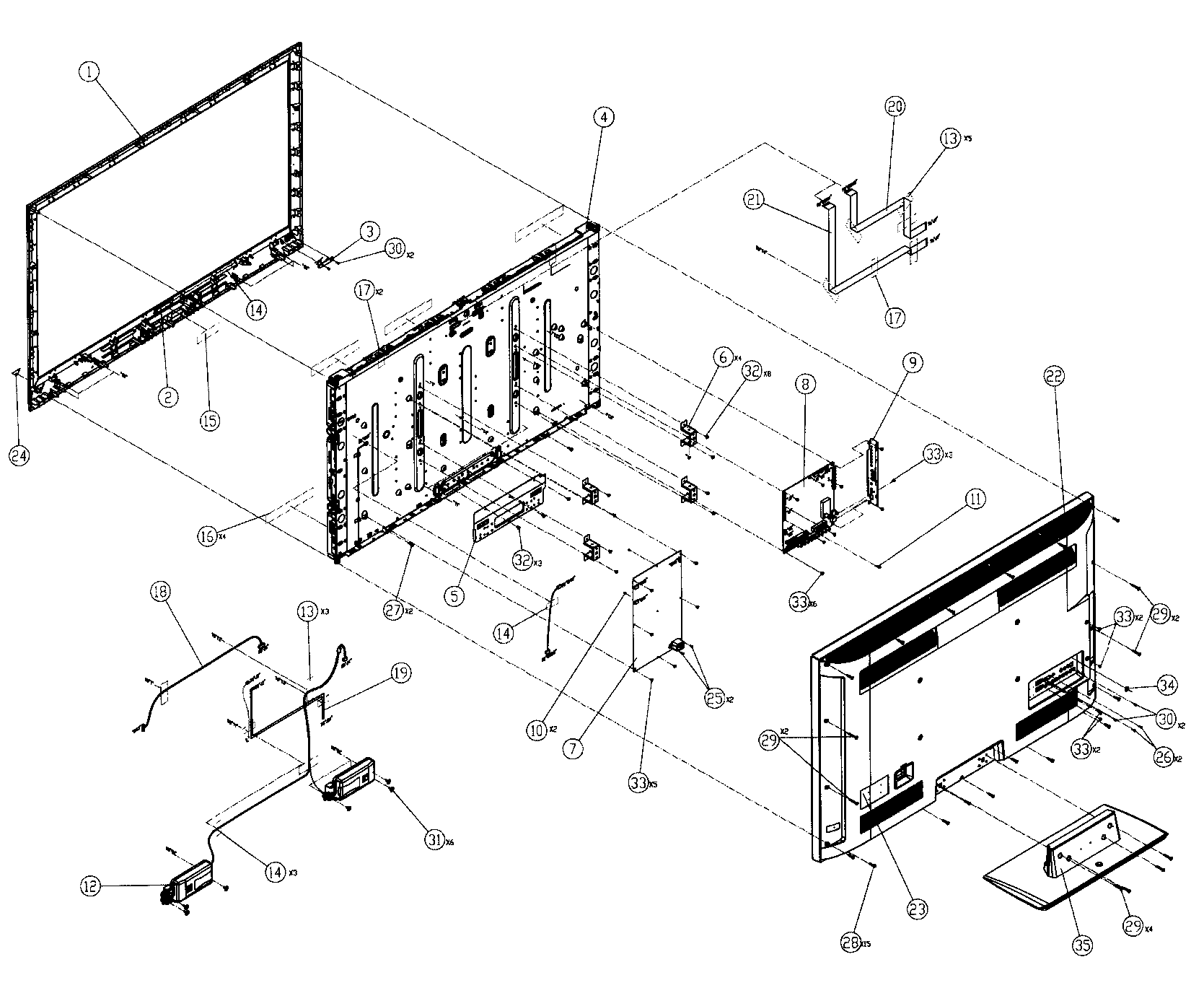 Cabinet parts