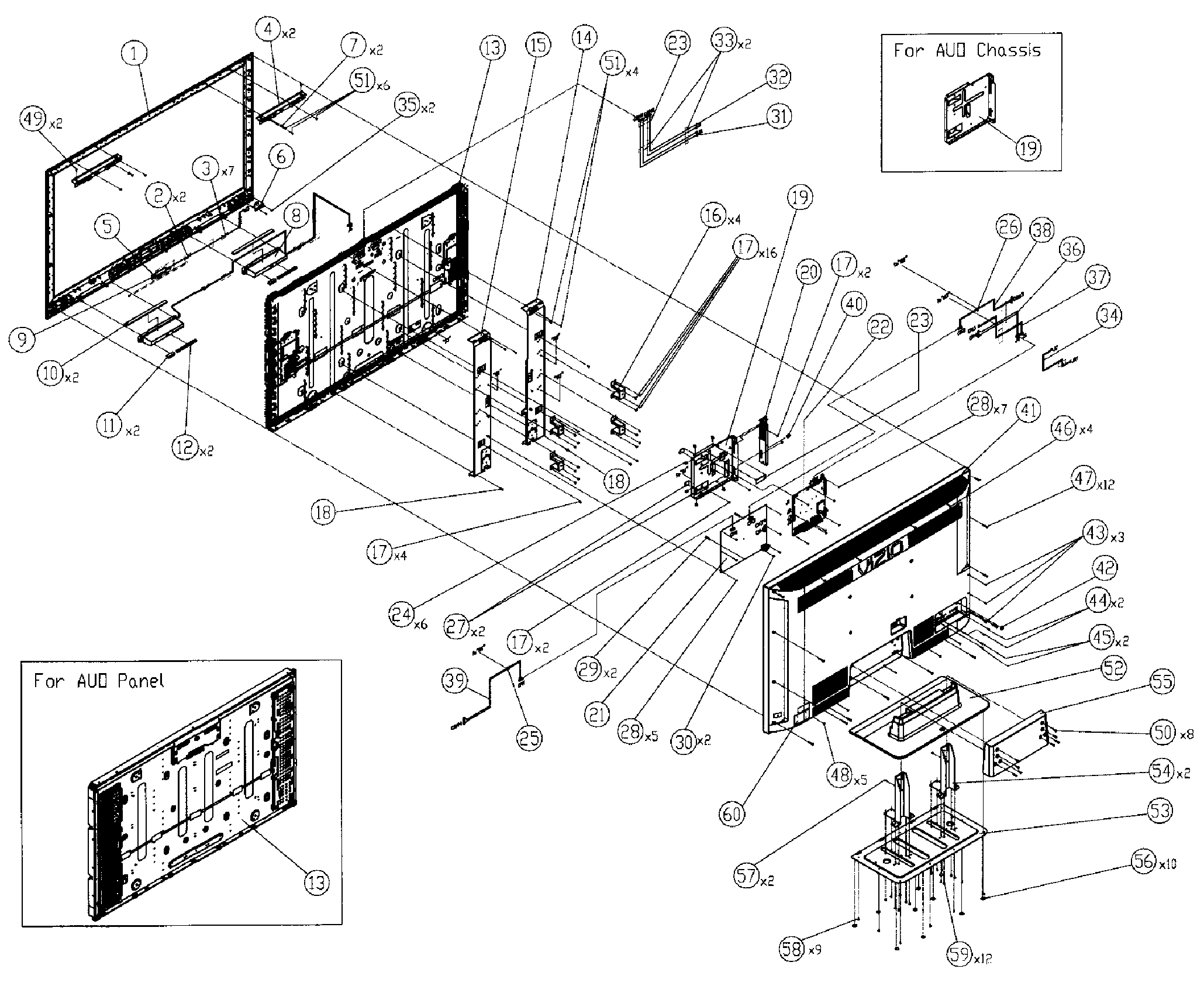 CABINET PARTS