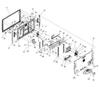 Vizio M550NV cabinet parts diagram