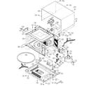 Dacor DMT2420R cabinet parts diagram