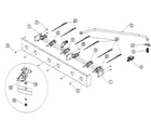 Dacor EG366SCHNG manifold diagram