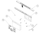 Dacor MDH24 bezel assy diagram