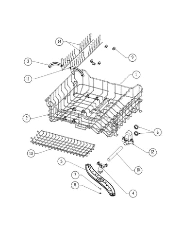 Upper rack
