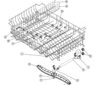 Dacor ED30SCH upper rack diagram