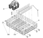 Dacor ED30SCP lower rack diagram