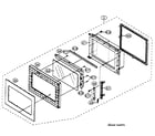 Dacor DCM24R door assy diagram