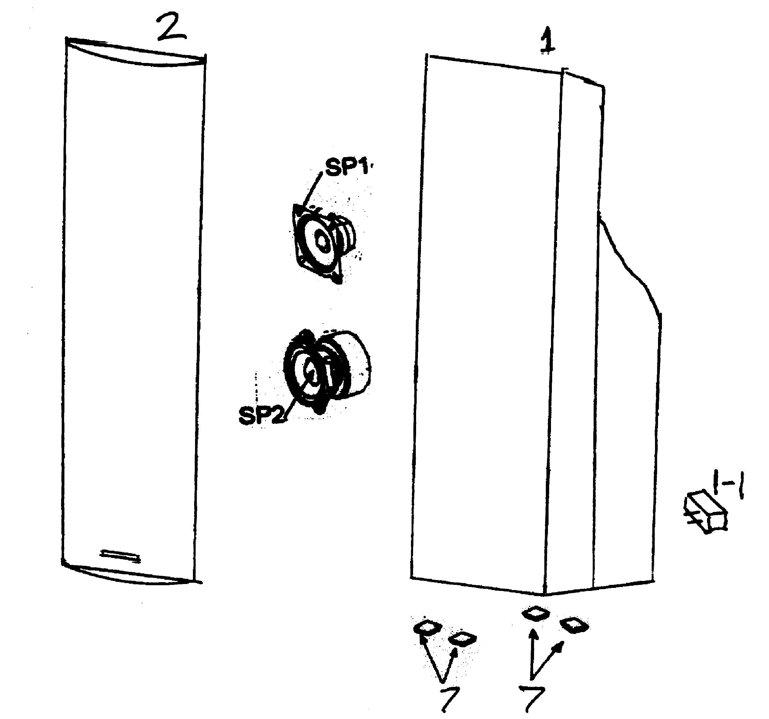 Front speakers