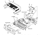 Sony STR-DH520 cabinet parts diagram