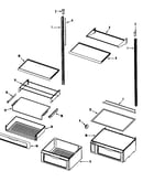 Refrig shelves