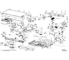 Panasonic SC-BTT270P cabinet parts diagram