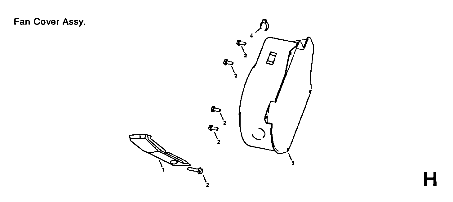 Fan cover assy