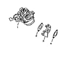 King-Craft 5276-3250W carburetor assy diagram