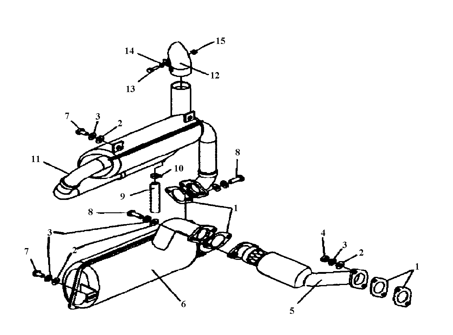 Muffler assy