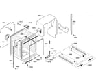 Bosch SHX43P15UC/59 cabinet diagram