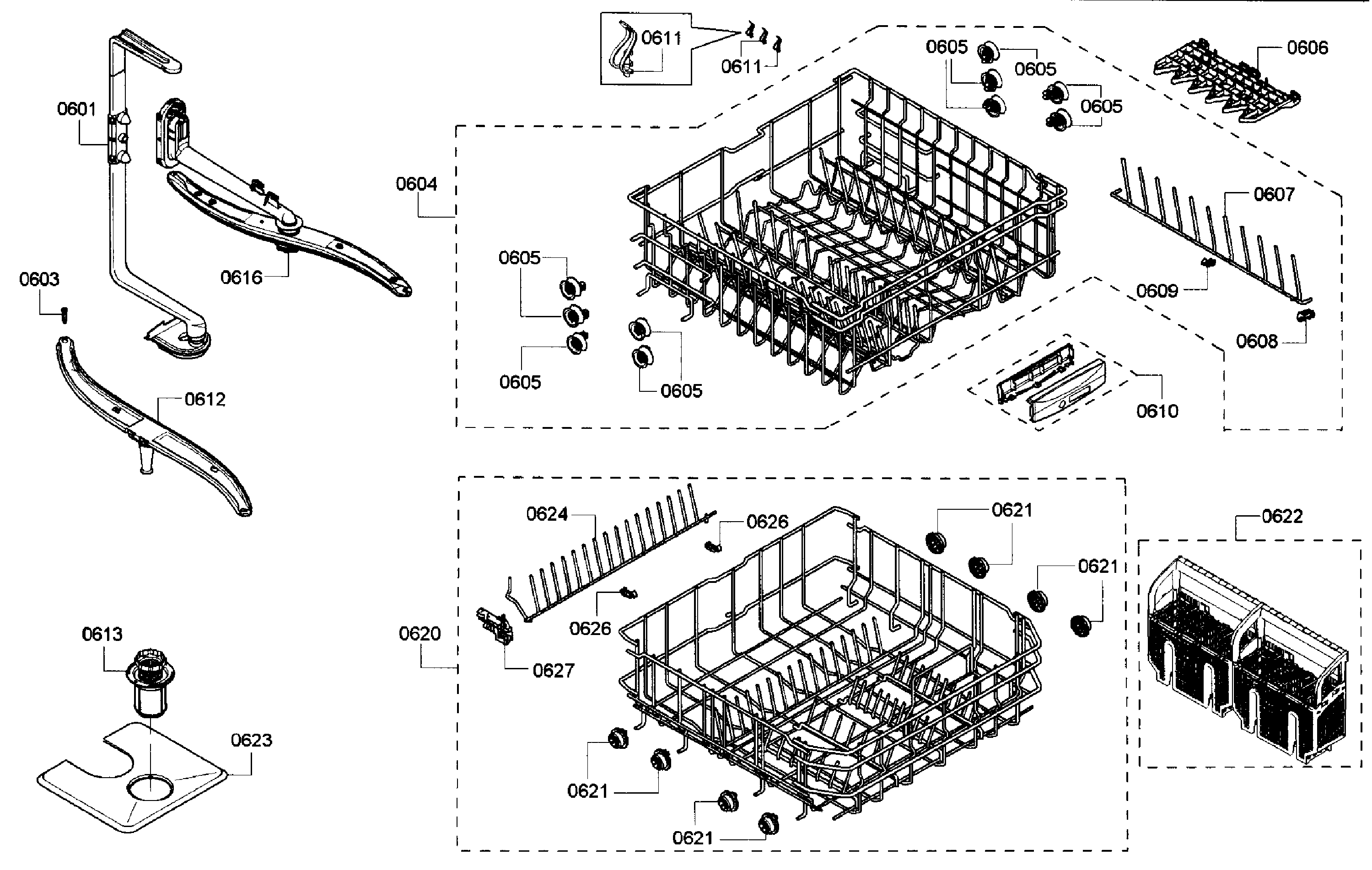 Baskets assy