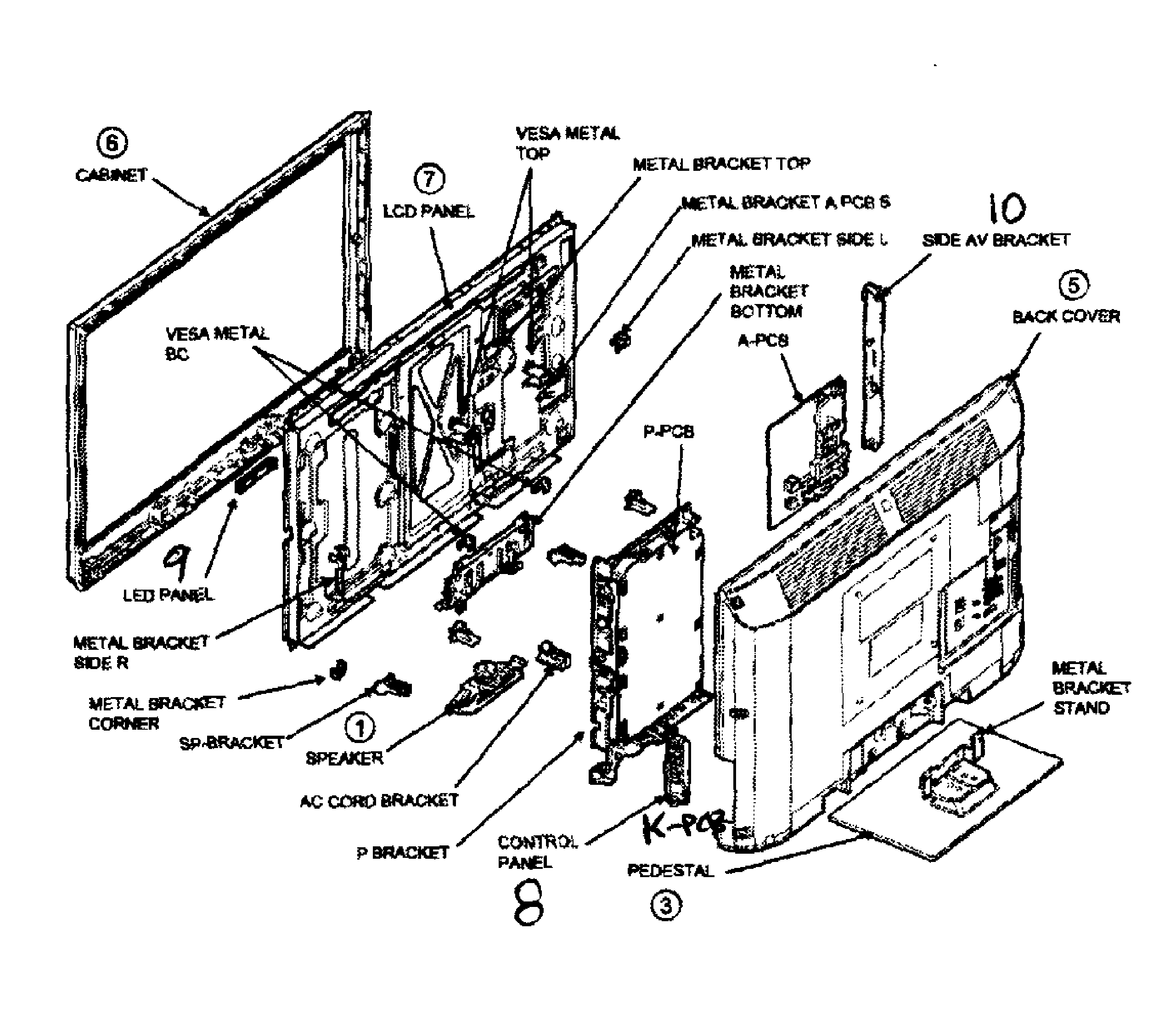 Cabinet parts