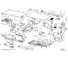Panasonic SC-BTT370P cabinet parts diagram