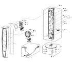 Panasonic SC-BTT370P speaker diagram