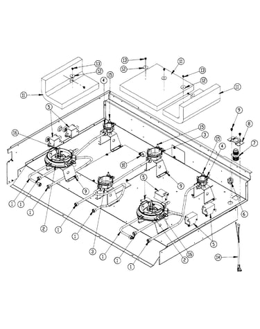 Sub cooktop