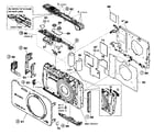 Sony DSC-WX9V front section diagram