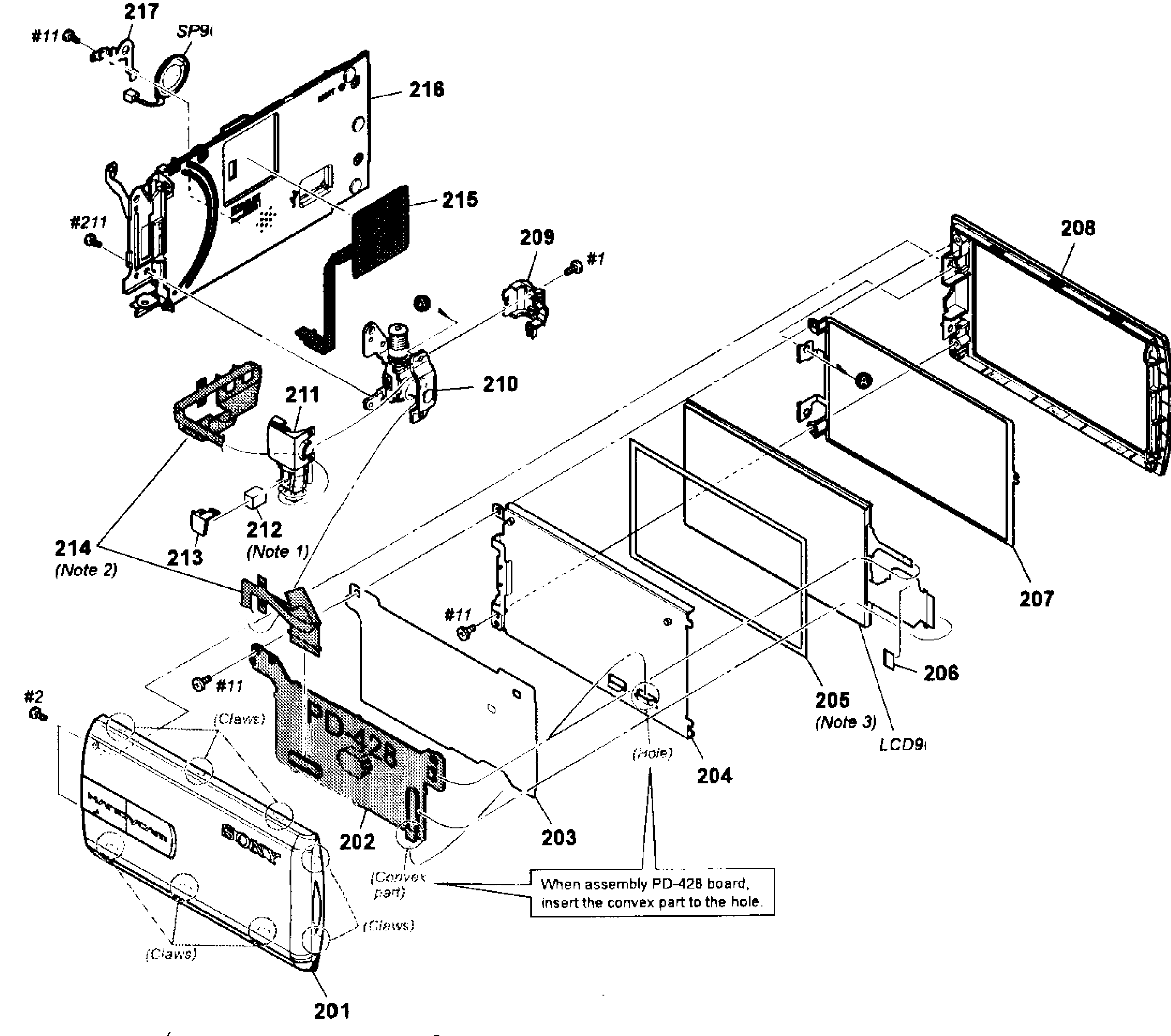 Lcd assy