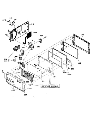 Lcd assy