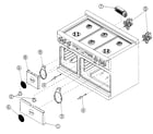 Dacor ER48DSCHLPH oven parts 1 diagram