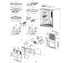Samsung RF197ABBP/XAA-00 refrigerator diagram