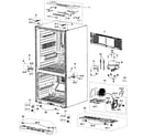 Samsung RF197ABBP/XAA-00 cabinet diagram