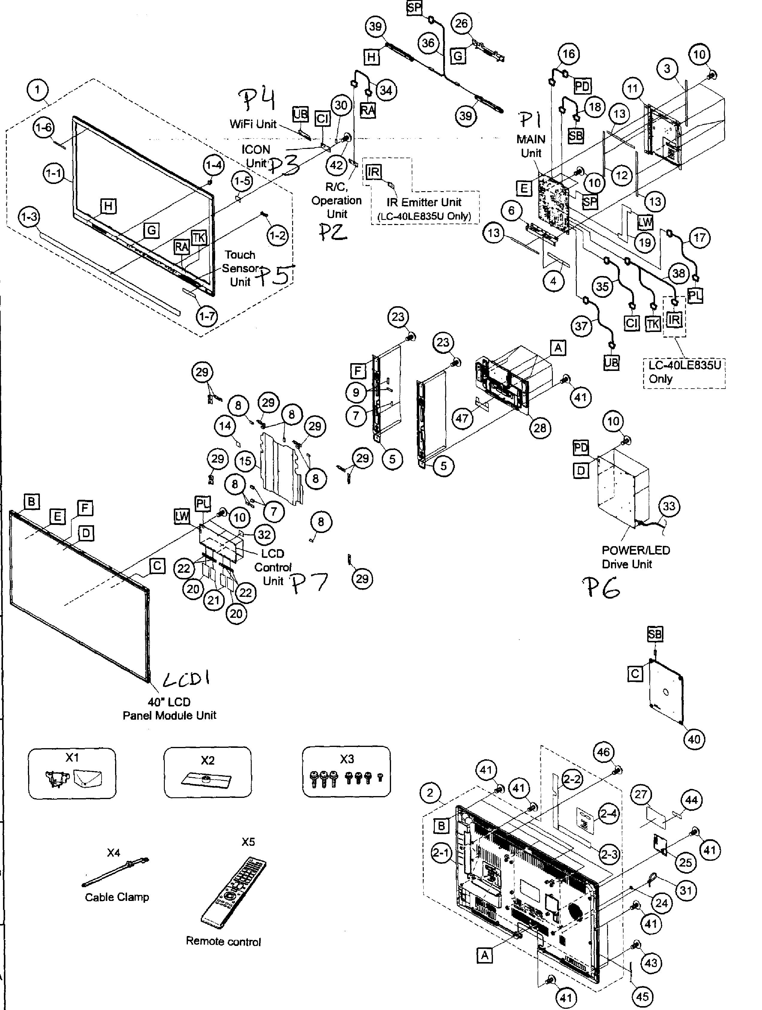 CABINET PARTS