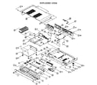 Sherwood R-904N cabinet parts diagram