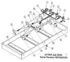 Dacor SGM466R lower assy diagram