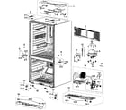 Samsung RF197ABPN/XAA-00 cabinet diagram
