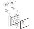 Samsung RF197ABWP/XAA-00 freezer door diagram