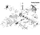 All Power APG3102TE engine assy diagram