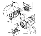 Sony HDR-CX160R left assy diagram