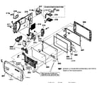 Sony HDR-CX160S lcd assy diagram