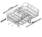 Dacor EDW30SBR upper rack diagram