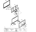 Panasonic TC-P42ST30 cabinet parts diagram