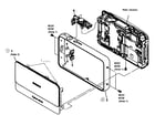 Sony DSC-T110P cabinet parts diagram